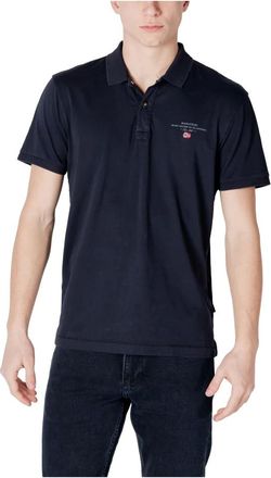 Napapijri Hombre, Camisetas, Azul, Talla: S