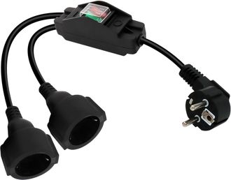 OEM Cable De Extensi&oacute;n Con Contactos De Protecci&oacute;n E Interruptor Independiente, Enchufe De 90 Mm A Toma Doble, Cable De Extensi&oacute;n De Alimentaci&oacute;n Impermea