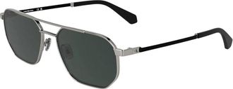 Calvin Klein Jeans Ckj 25202S Zonnebrillen - unisex - Zonnebrillen - Zwart - 56 MM - Accessoires