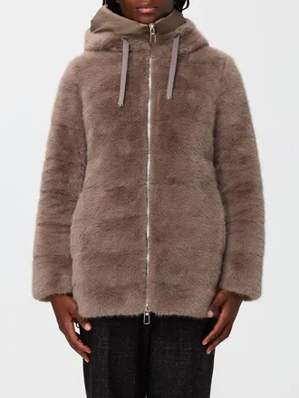 Duno Andrada Pejo Quilted Faux Fur Jacket with Hood