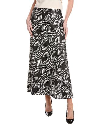 Anne Klein Pull-On Bias Flared Skirt