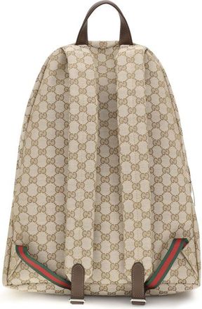 Gucci Mens Beige Polyester Backpack