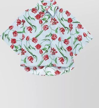 Kenzo cotton single-breasted shirt