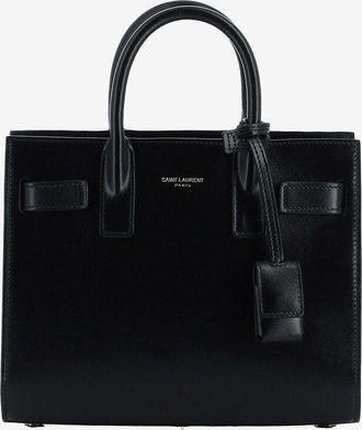 Saint Laurent Handtasche aus steifem Glattleder Classic Sac De Jour Nano
