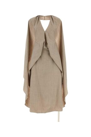 Fendi Cappuccino Flannel Dress