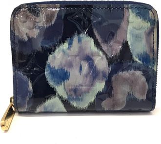 Louis Vuitton Vernis Grand Blue Vernis Coin Purse/Coin Case (Pre-Owned)