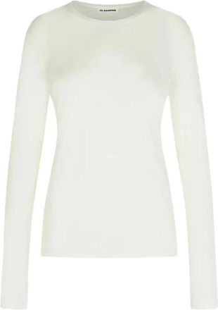 Jil Sander Drie Witte Overhemden Set - Dames - Longsleeves - Wit - L - Tops