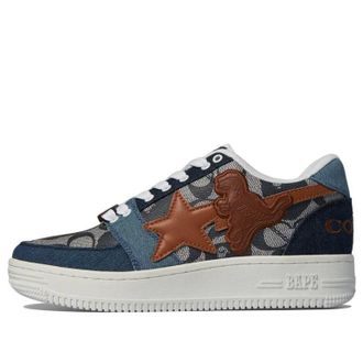 A Bathing Ape x Coach Bape sta M2 Low Denim 1H74-191-901