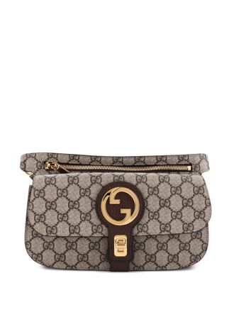 Gucci Blondie Flap Pocket GG Coated Canvas belt bag - women - Fabric - One Size - Brown