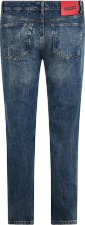 HUGO BOSS Mens Slim Jeans Stretch Denim Blue Cotton Slim-Fit