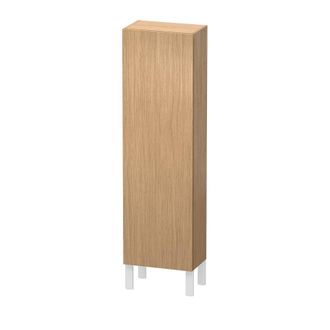 Duravit Duravit L-cube Semi-alta Anchura De Mueble 400mm, Profundidad 243mm, 1 Puerta, Bisagra Con Bisagra A La Derecha, Color: Decoraci&oacute;n Roble Europeo - Lc1