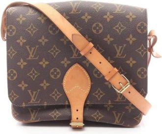 Louis Vuitton Pre-owned Cross Body Bags, female, Brown, Size: ONE SIZE Pre-owned Vintage Canvas Crossbody Bag