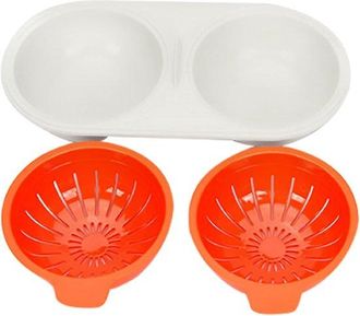 OEM Sart&eacute;n Antiadherente De Doble Capa Para Cocinar Huevos Al Vapor En La Cocina (naranja)