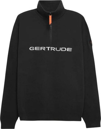 Gertrude Heren, Sweatshirts & Hoodies, Zwart, Maat: L Nylon