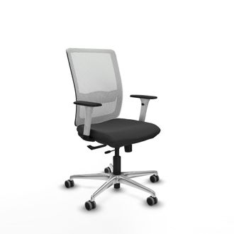 Piqueras y Crespo Silla De Oficina Piqueras Y Crespo Haches Gris Oscuro Similpiel