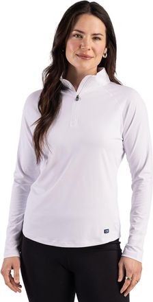 Cutter & Buck Prospect Recycled Featherlight Stretch Womens Quarter Zip