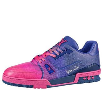 Louis Vuitton (WMNS) LOUIS VUITTON Trainer Sneakers Purple Pink Ombre 1A9UP8