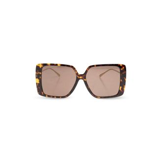 Tory Burch Tory Burch, Sunglasses, female, Brown, Size: 56 MM Miller Oversized Square Sunglasses