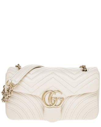 Gucci Dnu Gucci Gg Marmont Medium Leather Shoulder Bag