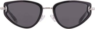 Tory Burch Dark Grey Cat Eye Ladies Sunglasses TY6115 327487 53