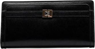 Guess G Elite Grote Portemonnee - Dames - Portefeuilles - Zwart - ONE Size - Leer - Accessoires