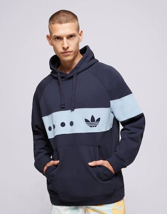 adidas Mens Adidas Originals Hoodie Navy RIFTA City Boy Hooded Top - Size: 40
