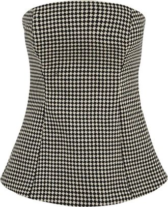 Douuod Top in korsetstijl - Dames - Tops zonder mouwen - Zwart - L - Tops