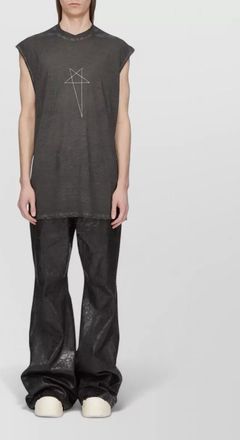 Rick Owens cotton oversized printed t-shirt