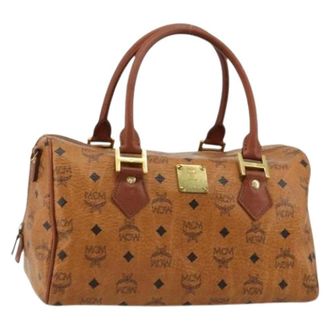 MCM Pre-owned Handbags, female, Brown, Size: ONE SIZE Pre-owned Hand Bag