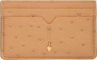Jacques Marie Mage Mens Theodore Ostrich Card Case