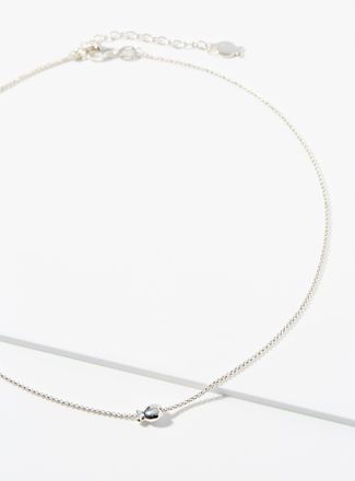 Clio Blue Womens Silver fish necklace