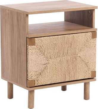 Beliani Bedside Table BONDI Light Brown