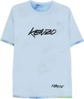 Kenzo x Futura T-shirt con logo 2000 - Blu