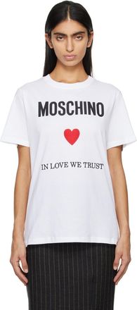 Tシャツ・カットソー MOSCHINO COUTURE Men T-shirt White 12040241 1001 Moschino Couture! Logo T-shirt | White | FARFETCH