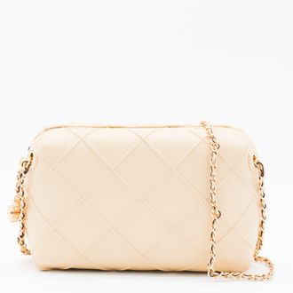 ★関税込み★ Tory Burch Beige Leather Fleming Crossbody Bag Beige Fleming crossbody bag Tory burch - women - TORY BURCH