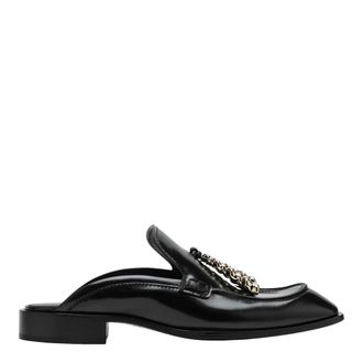 Loewe Mules, female, Black, Size: 10 US Edge Loafer Mule