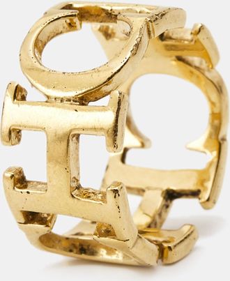 Carolina Herrera Carolina Hererra Ch Gold Tone Ring