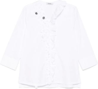 Max Mara Camicia con decorazione - Bianco