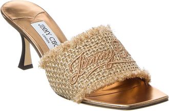 Jimmy Choo London Alexia 70 Lurex Sandal
