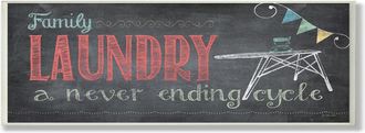 Stupell Industries Family Laundry Wall Art