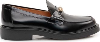 Tod's Black Leather Loafers