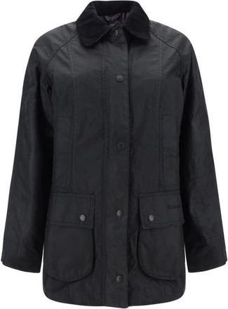 Barbour Stijlvolle Waxjas Model - Dames - Zomerjassen - Zwart - XS - Katoen - Jassen