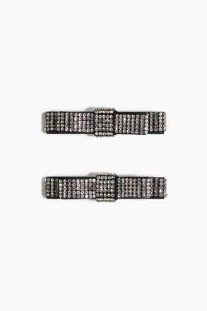 H&M 2er-Pack Haarspangen mit Strassverzierungen - Schwarz