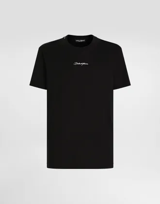 Dolce & Gabbana T-shirt M/corta Giro - Man T-shirts And Polos Black 44
