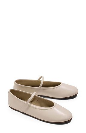 Tkees Reese Mary Jane Flat in Cream at Nordstrom, Size 10