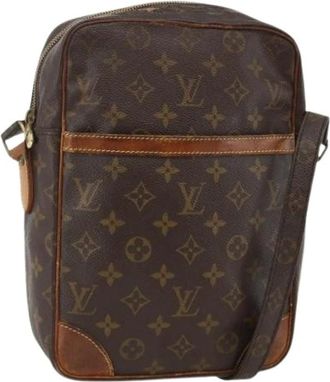 Louis Vuitton Pre-owned Cross Body Bags, female, Brown, Size: ONE SIZE Pre-owned Danube MM Shoulder Bag