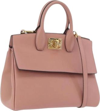 Ferragamo Pre-owned Handbags, female, Pink, Size: ONE SIZE Pre-owned Hand Bag