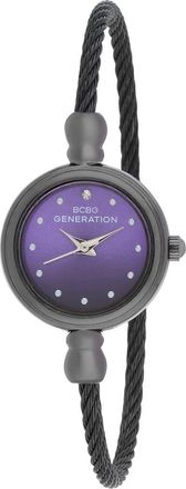 BCBGeneration Sienna Cable Bangle Watch in Black at Nordstrom Rack