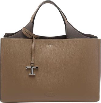 Tod's Di Reverse Leather Tote Bag