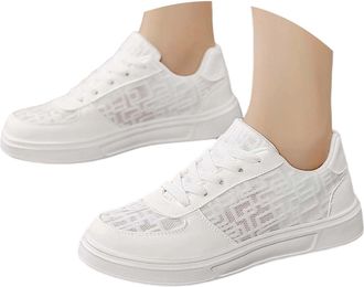 Generic Trainers Womens Laces Gym Fitness Womens Trainers Lightweight Running Shoes Sports Shoes Comfortable Trainers Leisure Platform Wide Feet Trainers Walk